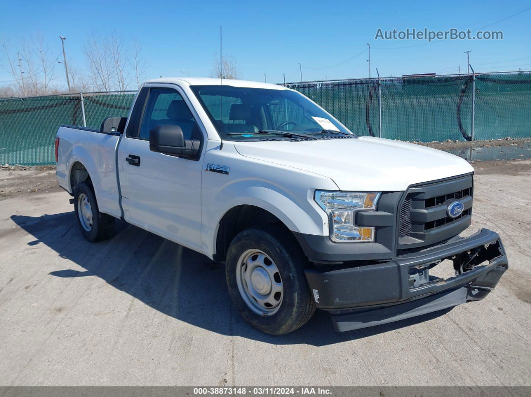 2017 Ford F-150 Xl White vin: 1FTMF1C80HFC03938