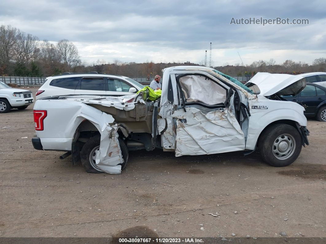 2017 Ford F-150 Xl White vin: 1FTMF1C83HFC49750