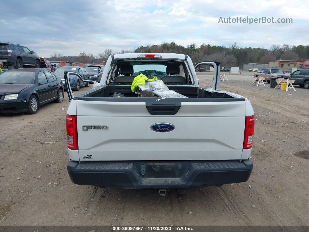 2017 Ford F-150 Xl White vin: 1FTMF1C83HFC49750