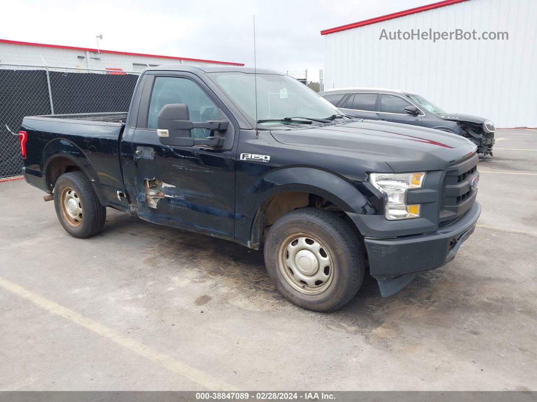 2017 Ford F-150 Xl Black vin: 1FTMF1C85HFB91124