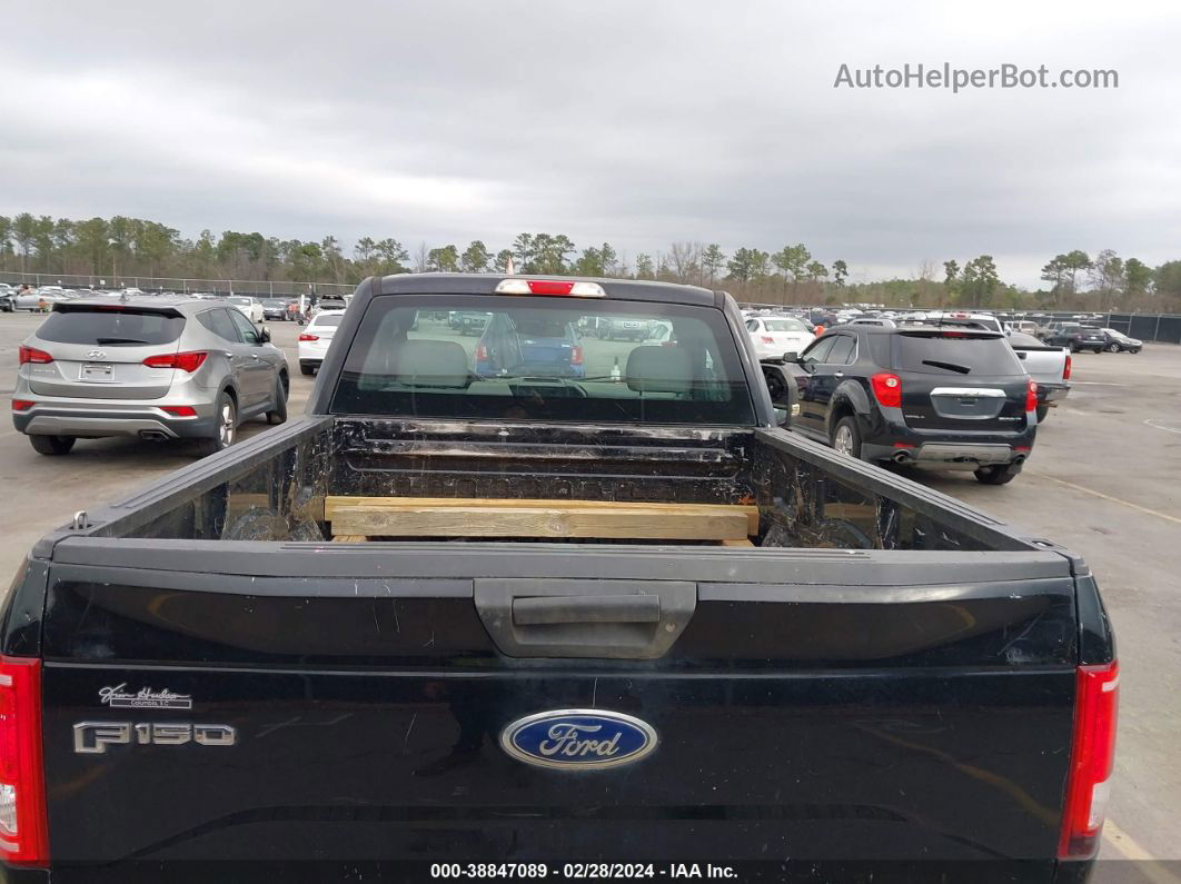 2017 Ford F-150 Xl Black vin: 1FTMF1C85HFB91124