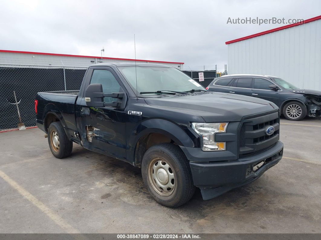 2017 Ford F-150 Xl Black vin: 1FTMF1C85HFB91124