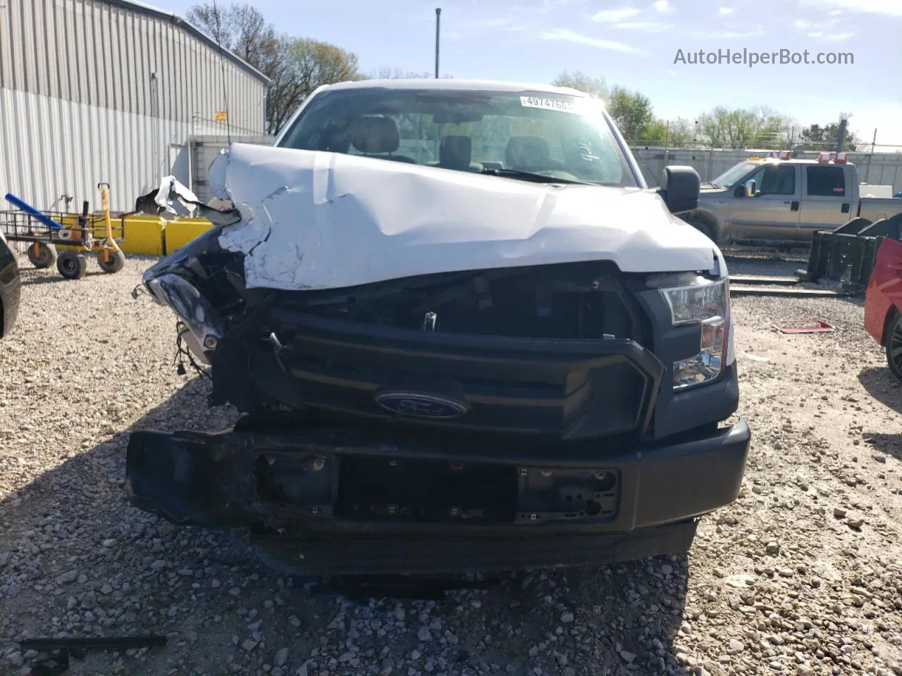 2017 Ford F150  White vin: 1FTMF1C89HKC05453