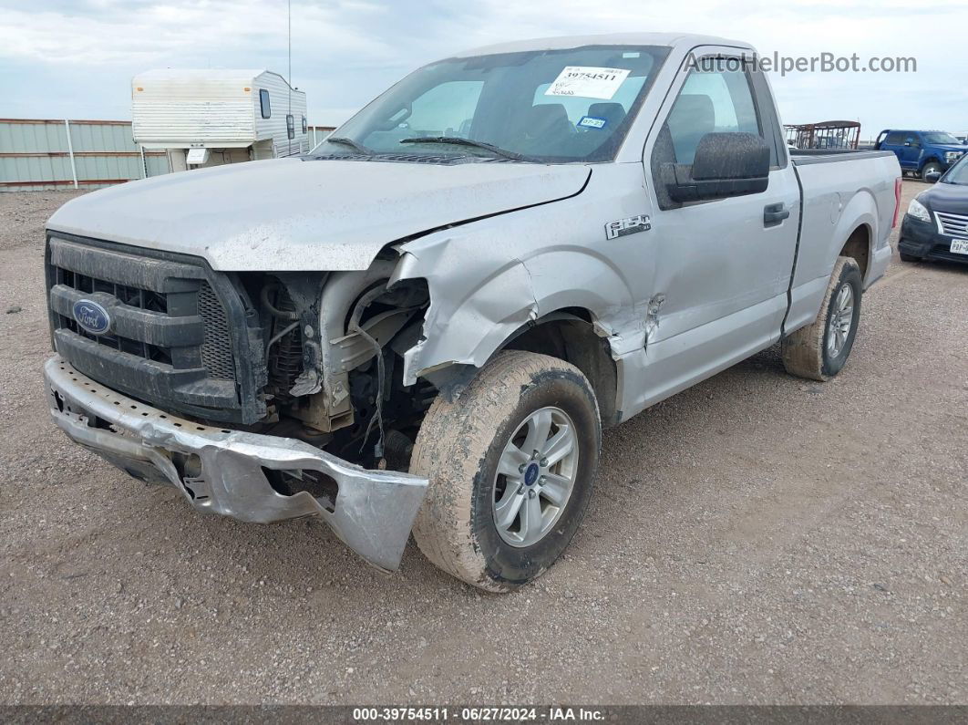 2017 Ford F-150 Xl Silver vin: 1FTMF1C89HKE13154