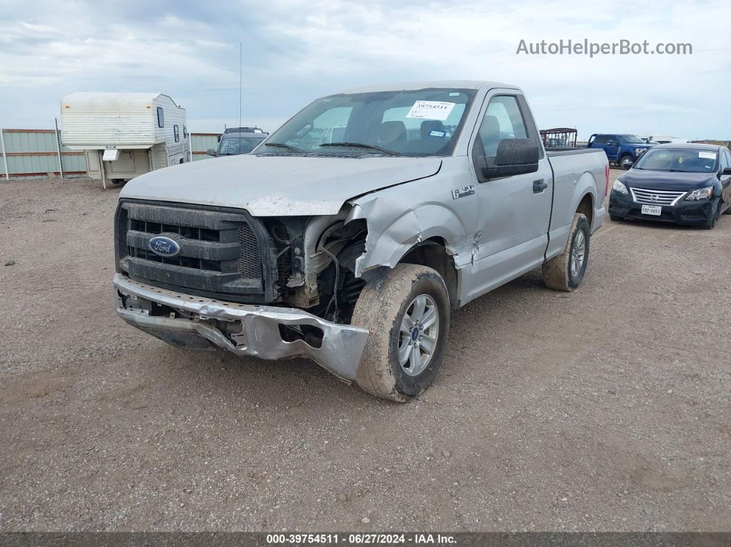 2017 Ford F-150 Xl Silver vin: 1FTMF1C89HKE13154