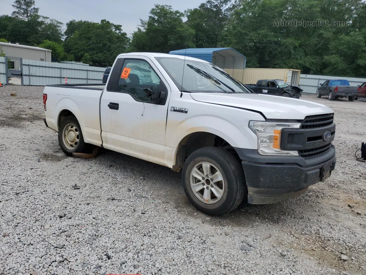 2019 Ford F150  White vin: 1FTMF1CB0KKF33329