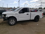 2020 Ford F150 White vin: 1FTMF1CB0LFA19507