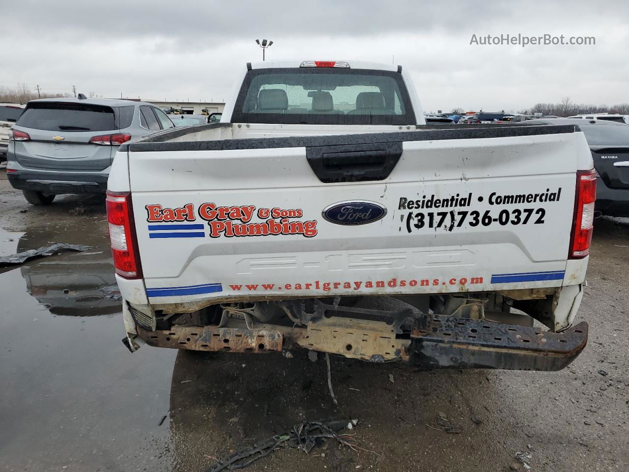 2018 Ford F150  White vin: 1FTMF1CB2JKC58514