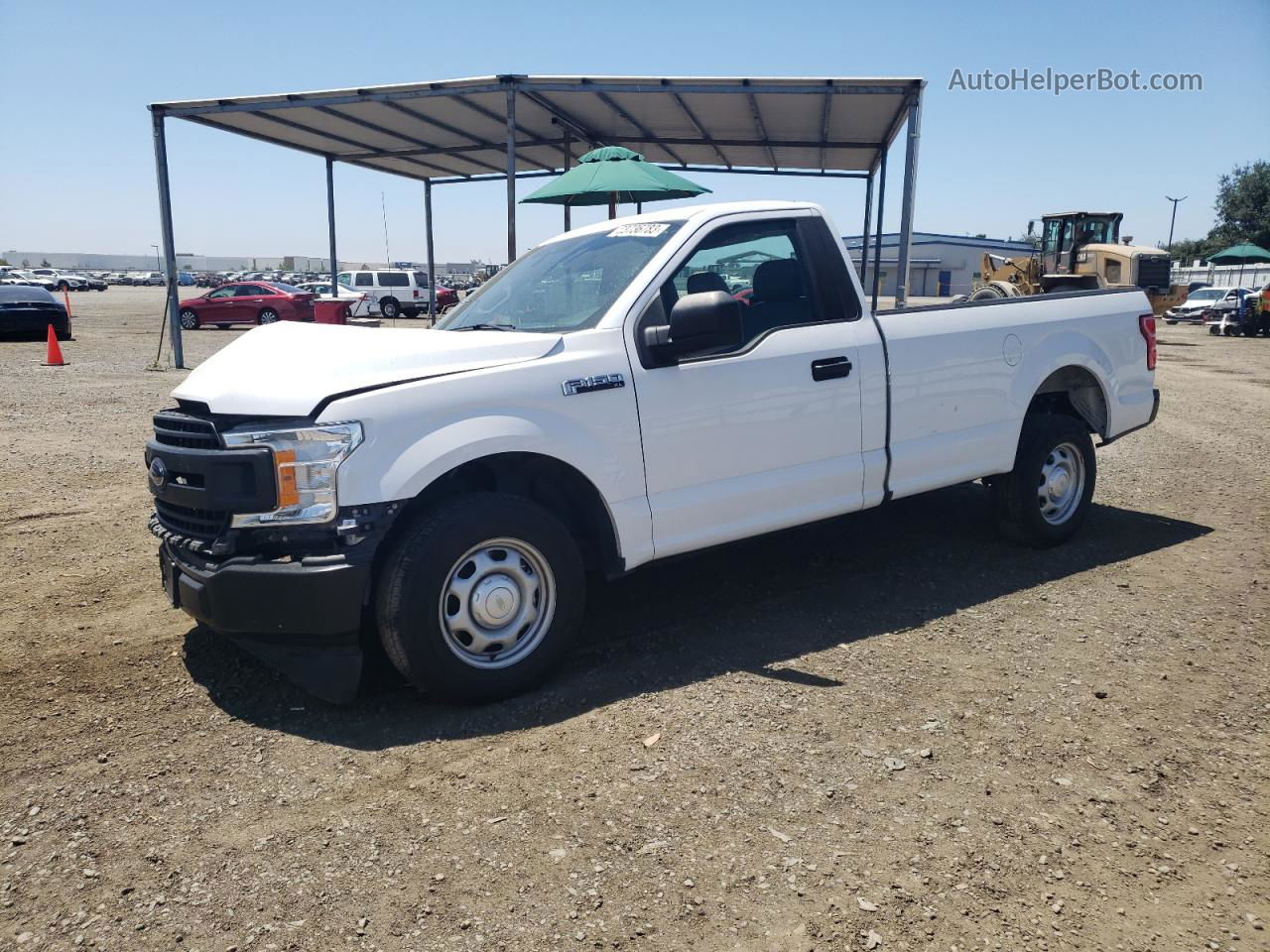 2019 Ford F150  White vin: 1FTMF1CB2KKC98707