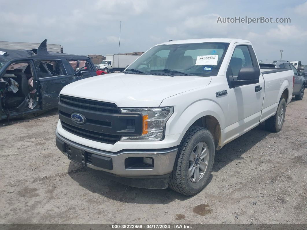 2019 Ford F-150 Xl White vin: 1FTMF1CB4KKE47571