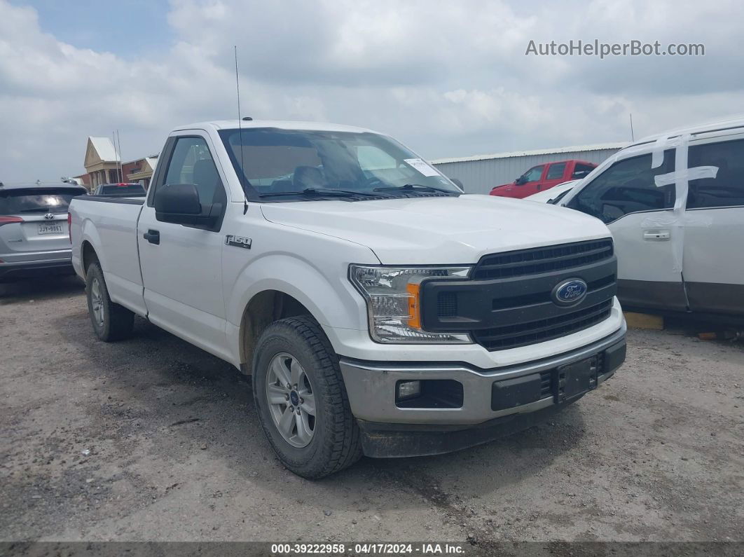 2019 Ford F-150 Xl White vin: 1FTMF1CB4KKE47571