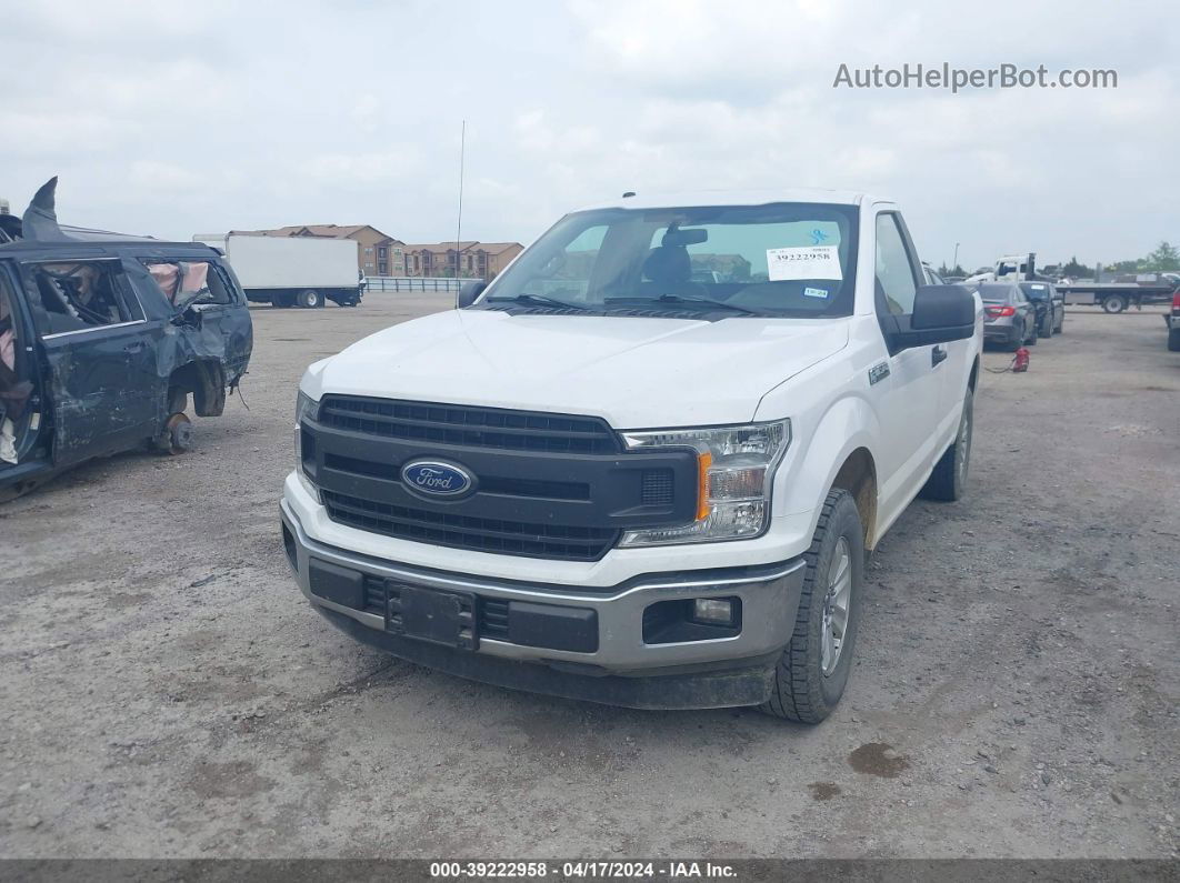 2019 Ford F-150 Xl White vin: 1FTMF1CB4KKE47571