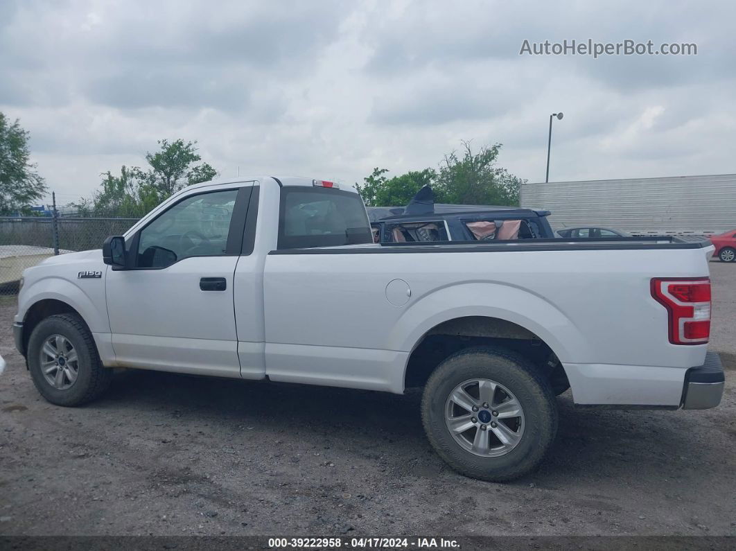 2019 Ford F-150 Xl White vin: 1FTMF1CB4KKE47571