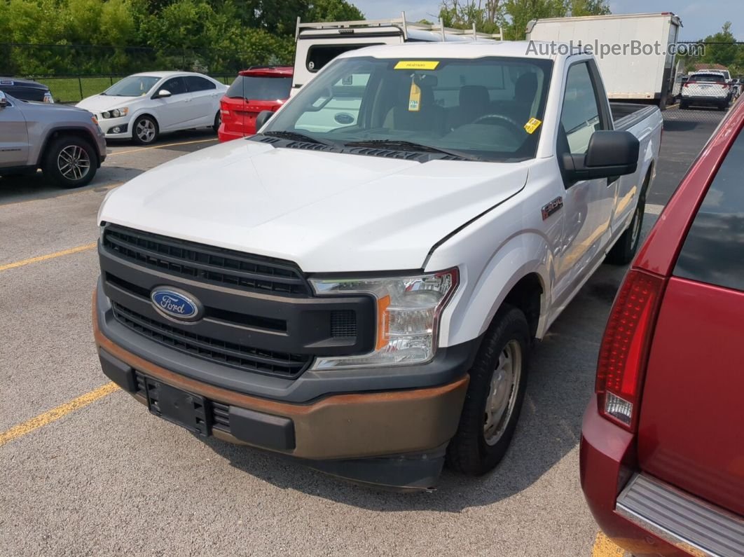 2018 Ford F-150 Xl/xlt White vin: 1FTMF1CB5JKC20498