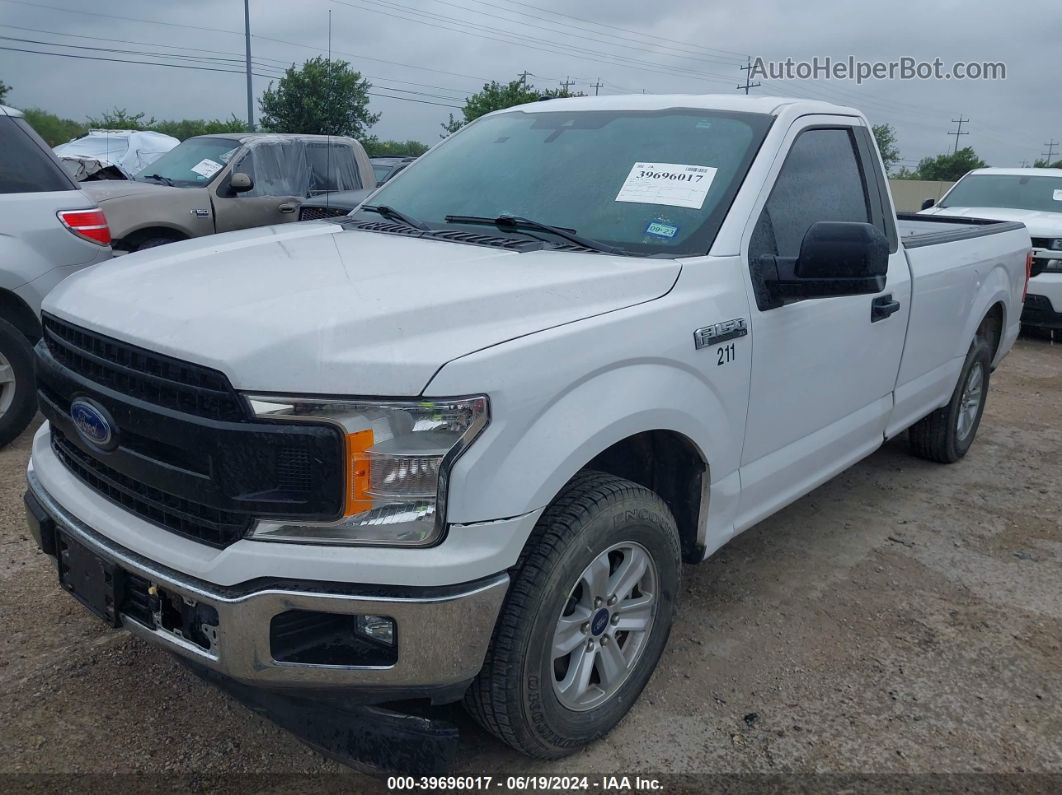 2019 Ford F-150 Xl White vin: 1FTMF1CB5KKD03544