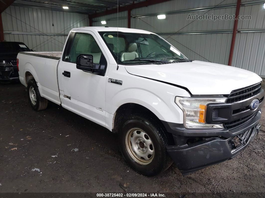 2019 Ford F-150 Xl White vin: 1FTMF1CB6KKC28241