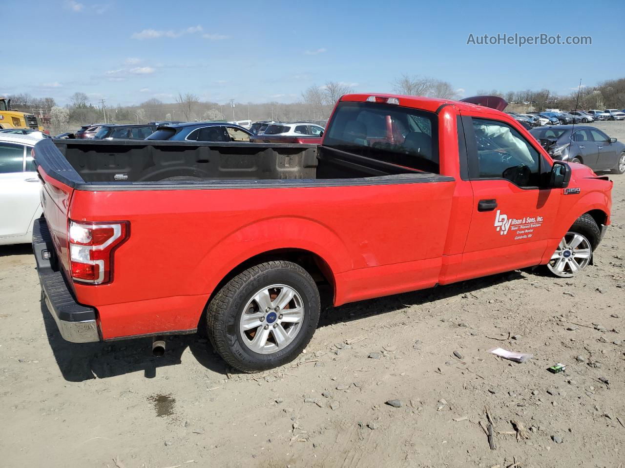 2019 Ford F150  Red vin: 1FTMF1CB7KKC46599