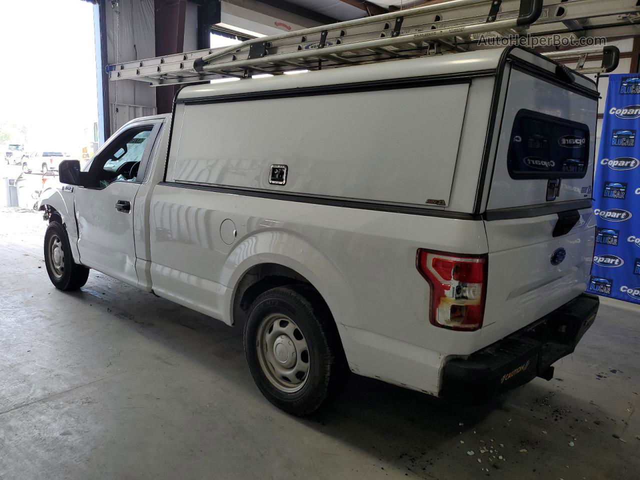 2019 Ford F150 White vin: 1FTMF1CB7KKC92093