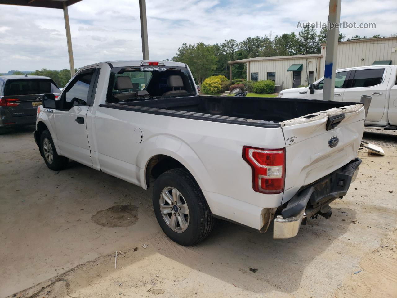 2019 Ford F150  White vin: 1FTMF1CB7KKF21467