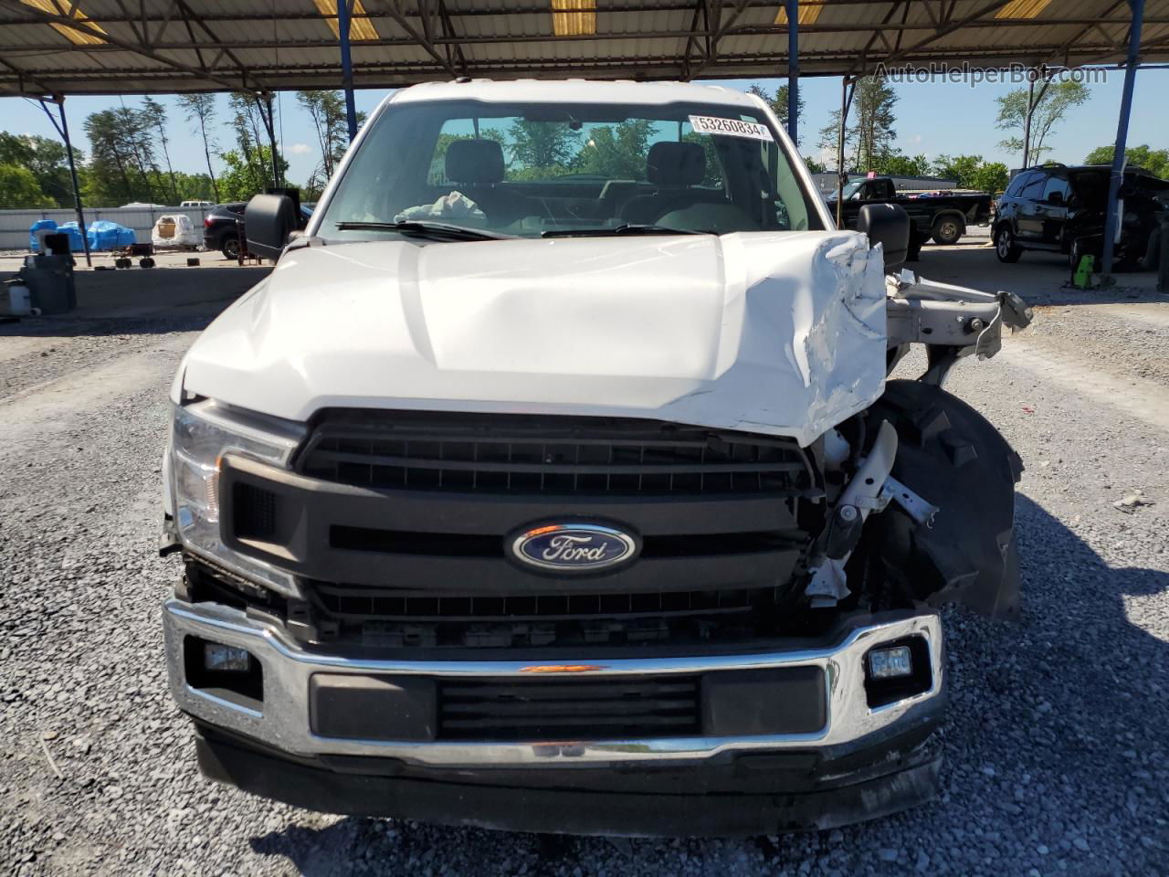 2018 Ford F150  White vin: 1FTMF1CBXJFD18323