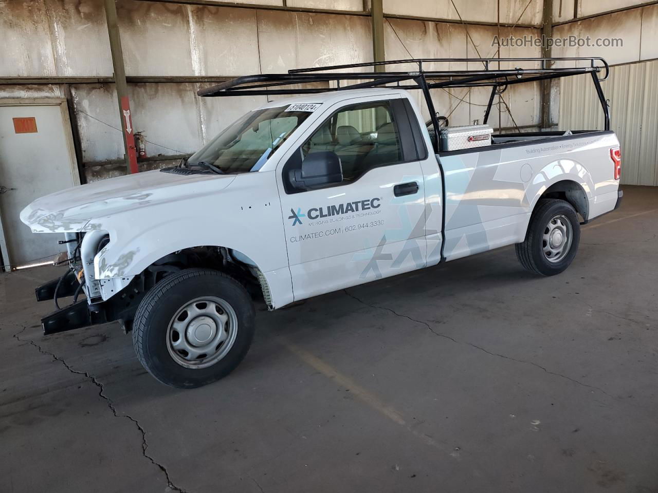 2019 Ford F150  White vin: 1FTMF1CBXKKD29864