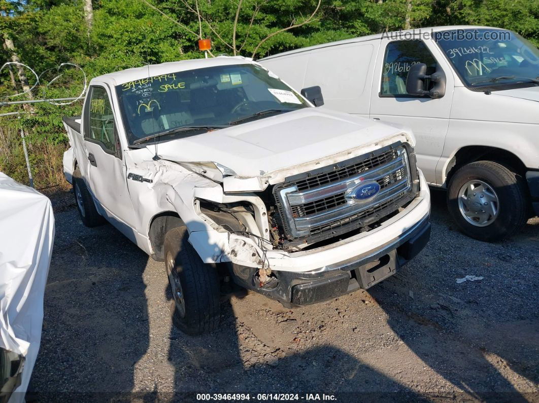 2014 Ford F-150 Xlt White vin: 1FTMF1CF7EKE92916