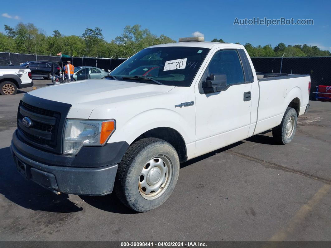 2014 Ford F-150 Xl White vin: 1FTMF1CM0EKE71274