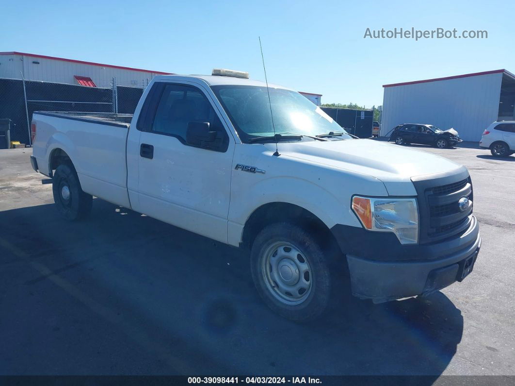 2014 Ford F-150 Xl White vin: 1FTMF1CM0EKE71274