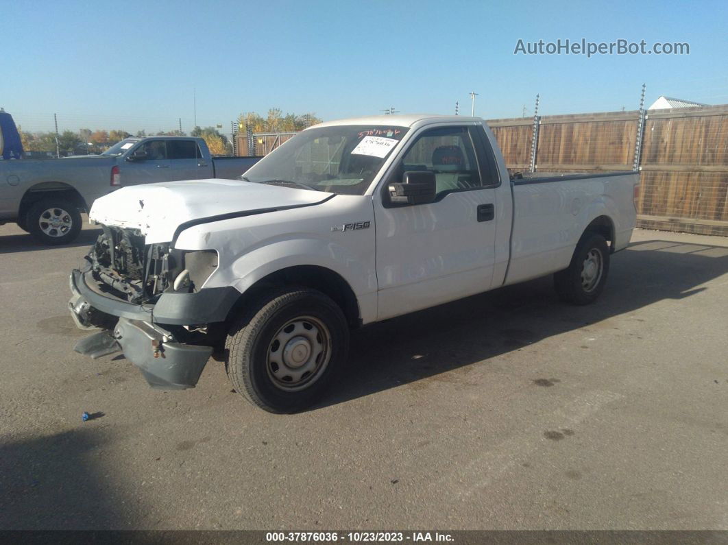 2014 Ford F-150 Xl White vin: 1FTMF1CM4EKD93632