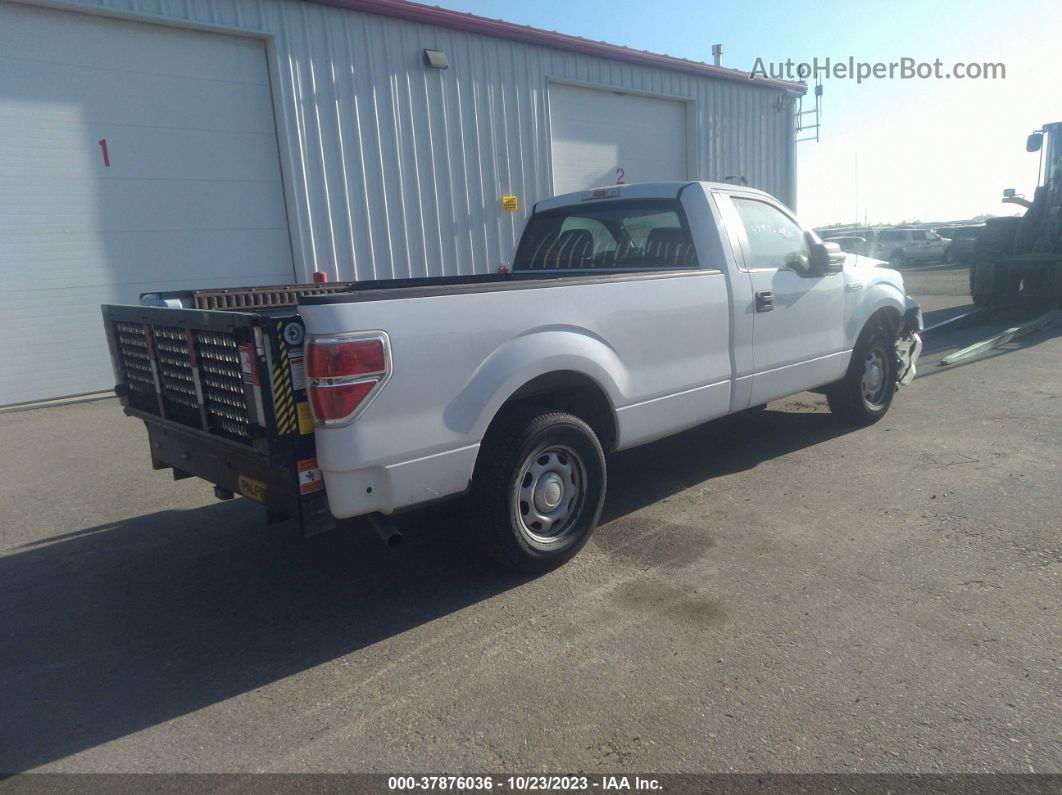 2014 Ford F-150 Xl White vin: 1FTMF1CM4EKD93632