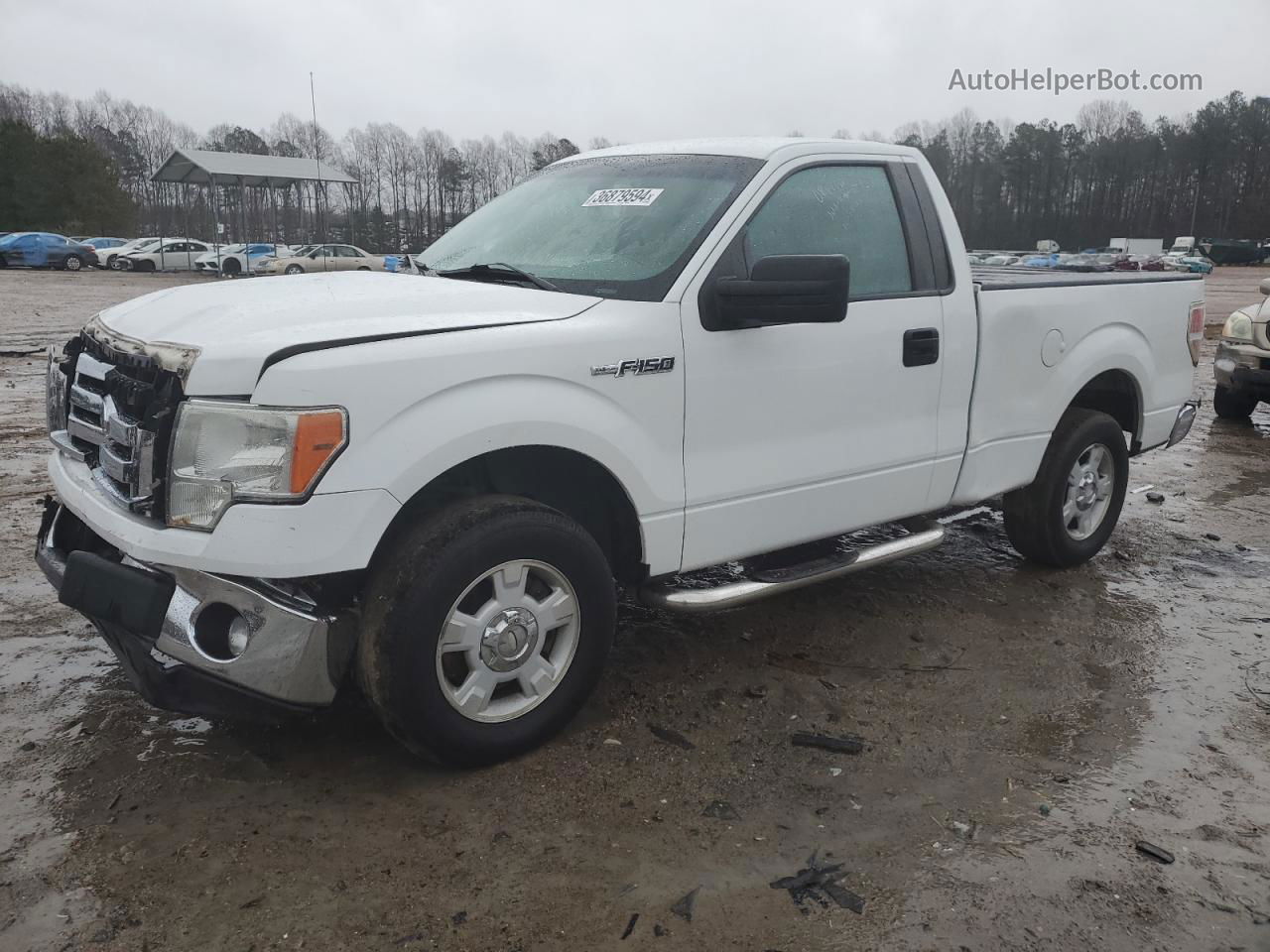 2011 Ford F150  White vin: 1FTMF1CM5BKD68878