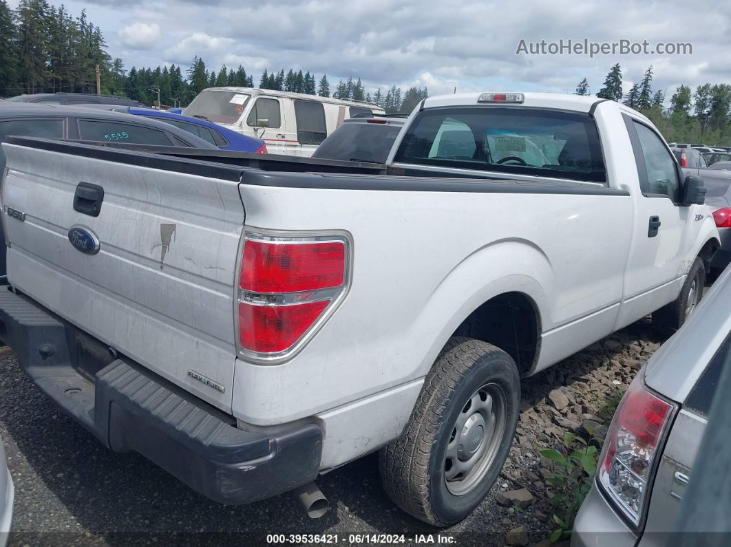 2014 Ford F-150 Xl White vin: 1FTMF1CM5EKF80927