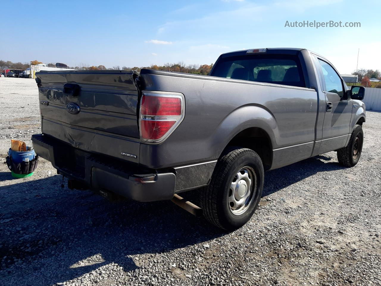 2014 Ford F150  Gray vin: 1FTMF1CM6EKD18804