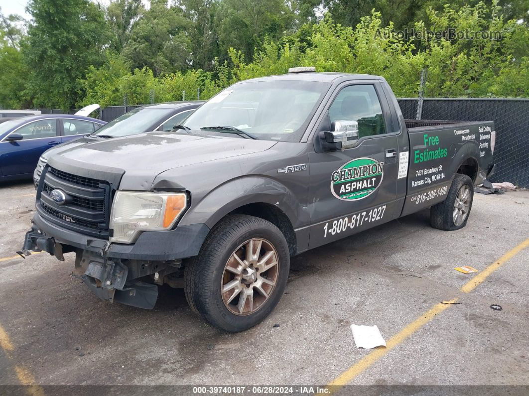 2014 Ford F-150 Xl Gray vin: 1FTMF1CM6EKE45150