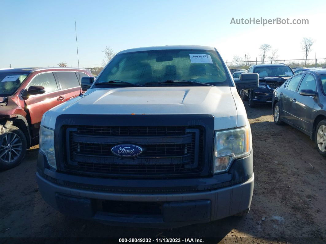 2014 Ford F-150 Xl White vin: 1FTMF1CM7EKF77639