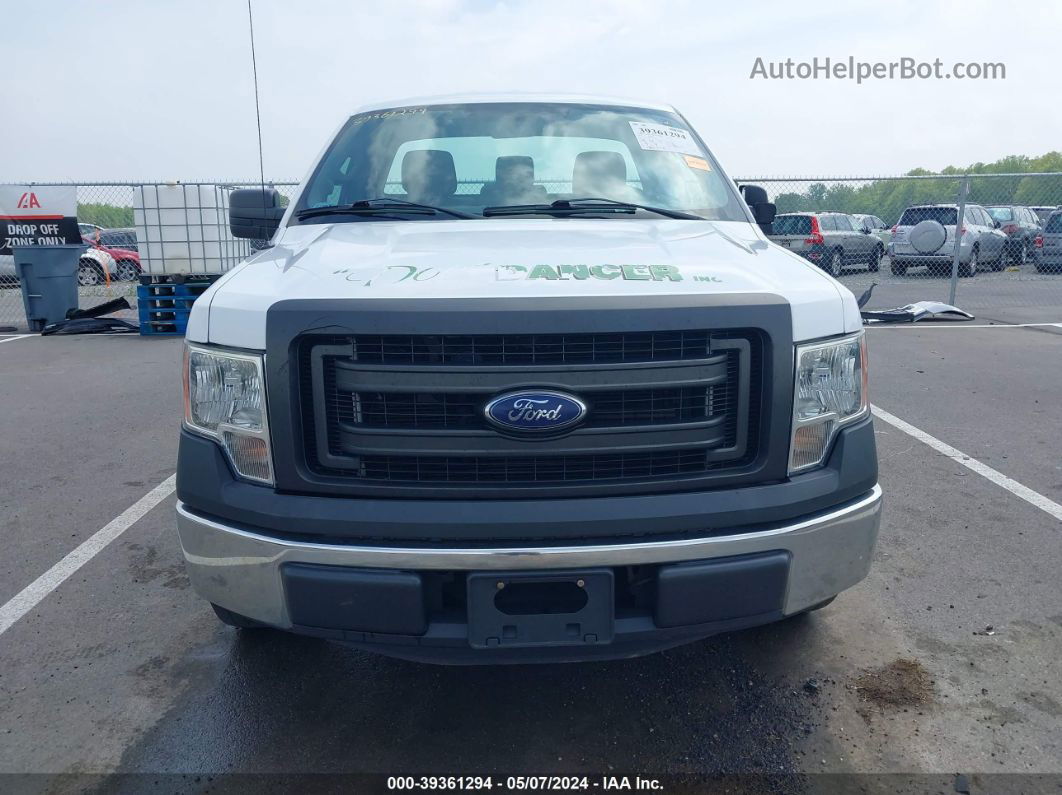 2014 Ford F-150 Xl White vin: 1FTMF1CM9EKE68549