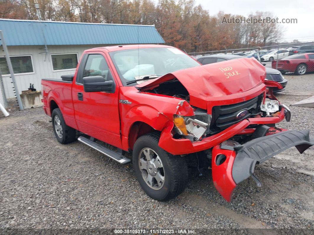 2010 Ford F-150 Stx/xl/xlt Red vin: 1FTMF1CW7AKA75922