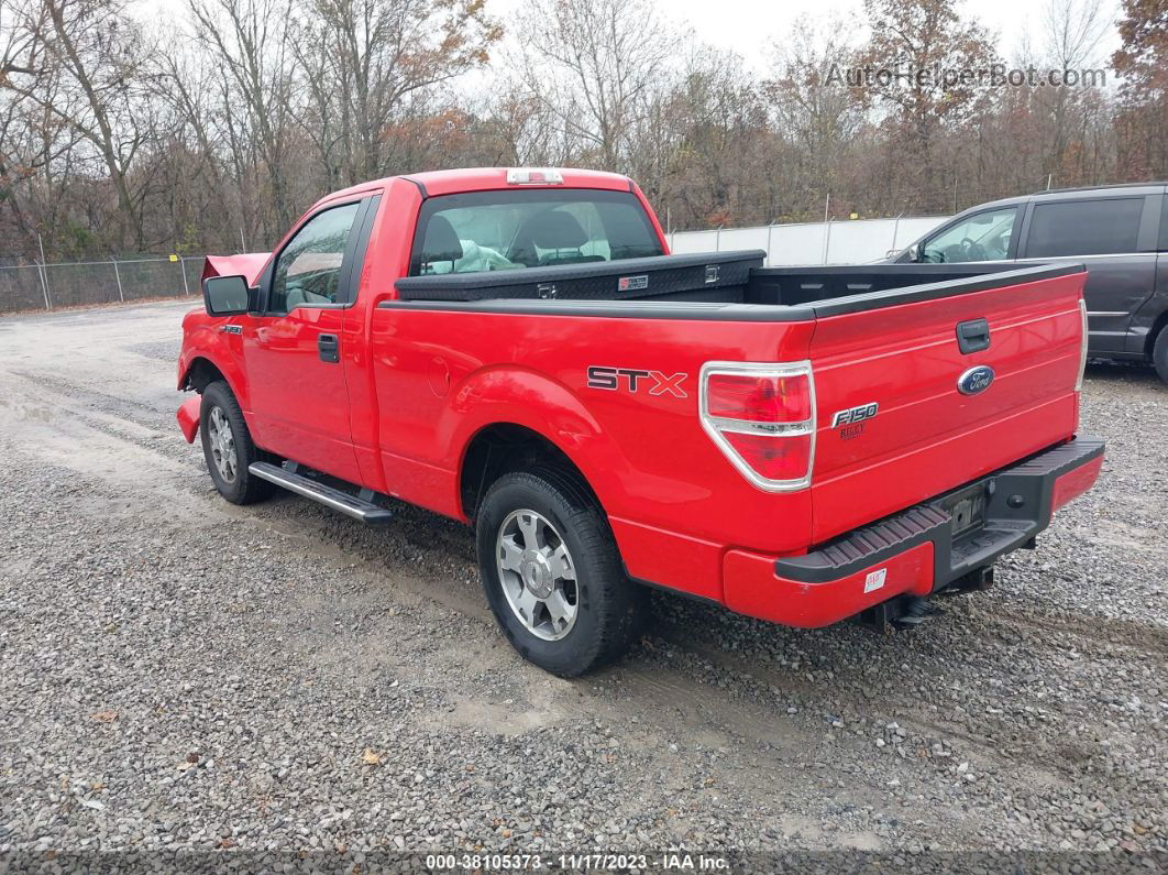 2010 Ford F-150 Stx/xl/xlt Red vin: 1FTMF1CW7AKA75922