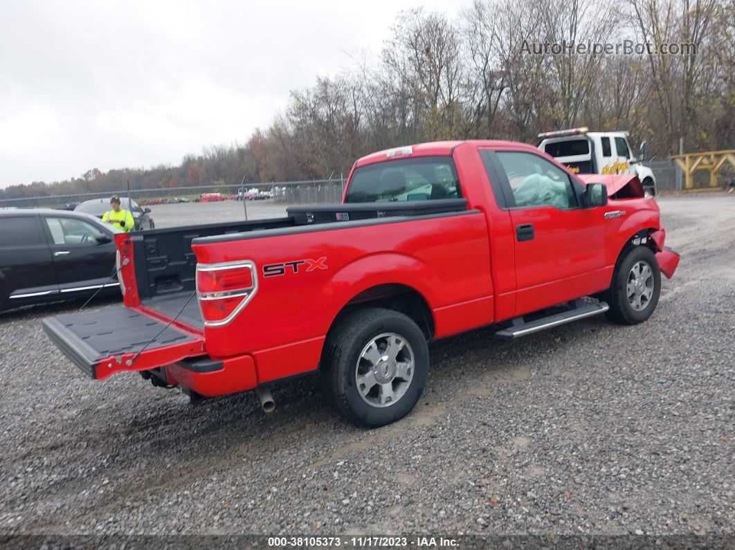 2010 Ford F-150 Stx/xl/xlt Red vin: 1FTMF1CW7AKA75922