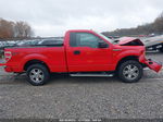 2010 Ford F-150 Stx/xl/xlt Red vin: 1FTMF1CW7AKA75922