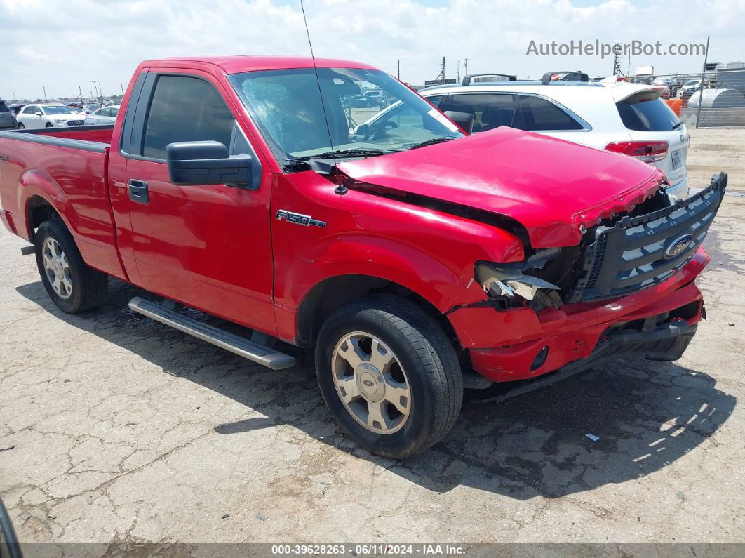 2010 Ford F-150 Stx/xl/xlt Красный vin: 1FTMF1CWXAKA21451