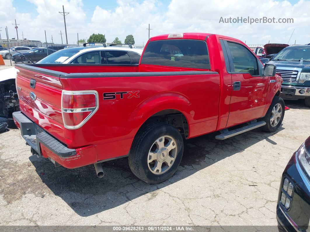 2010 Ford F-150 Stx/xl/xlt Red vin: 1FTMF1CWXAKA21451