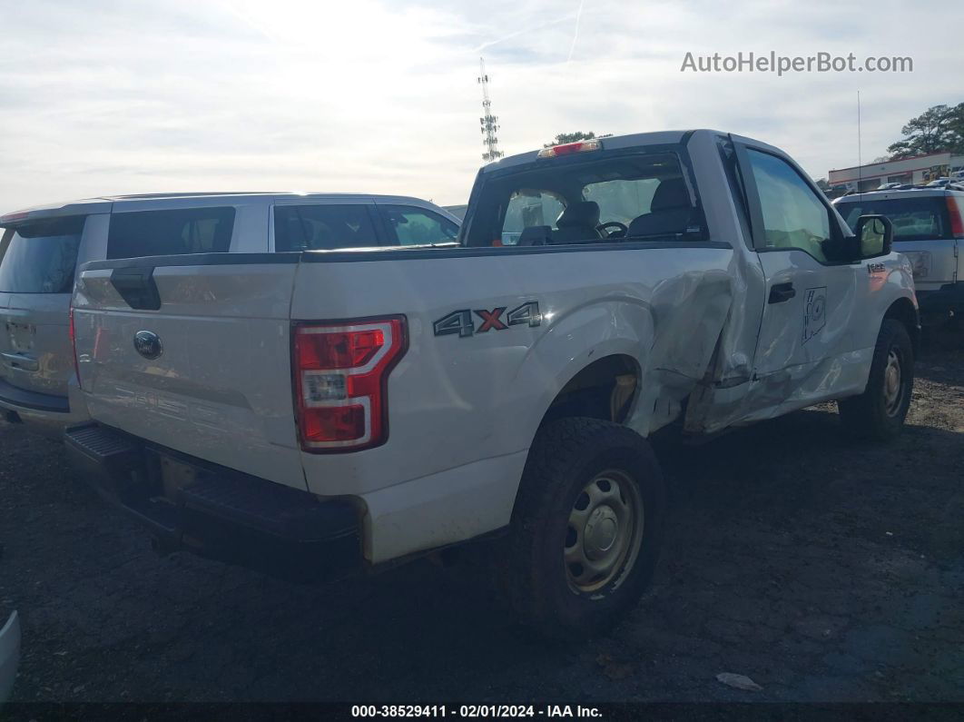 2018 Ford F-150 Xl White vin: 1FTMF1E55JFB32843