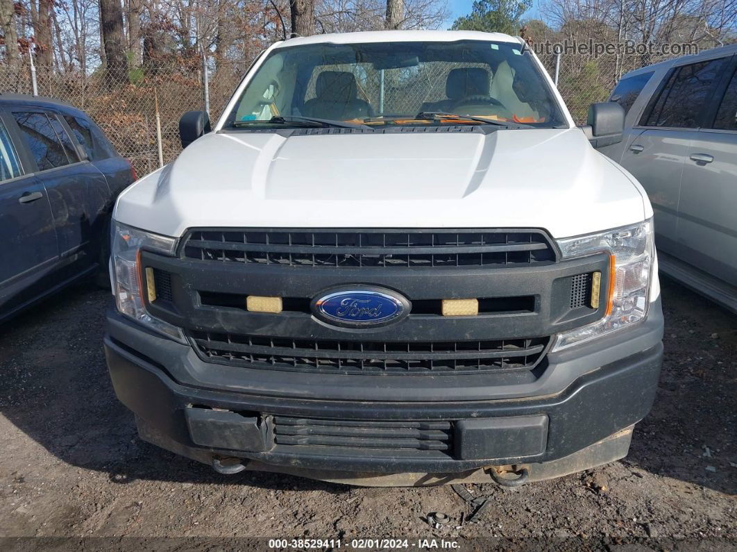 2018 Ford F-150 Xl White vin: 1FTMF1E55JFB32843