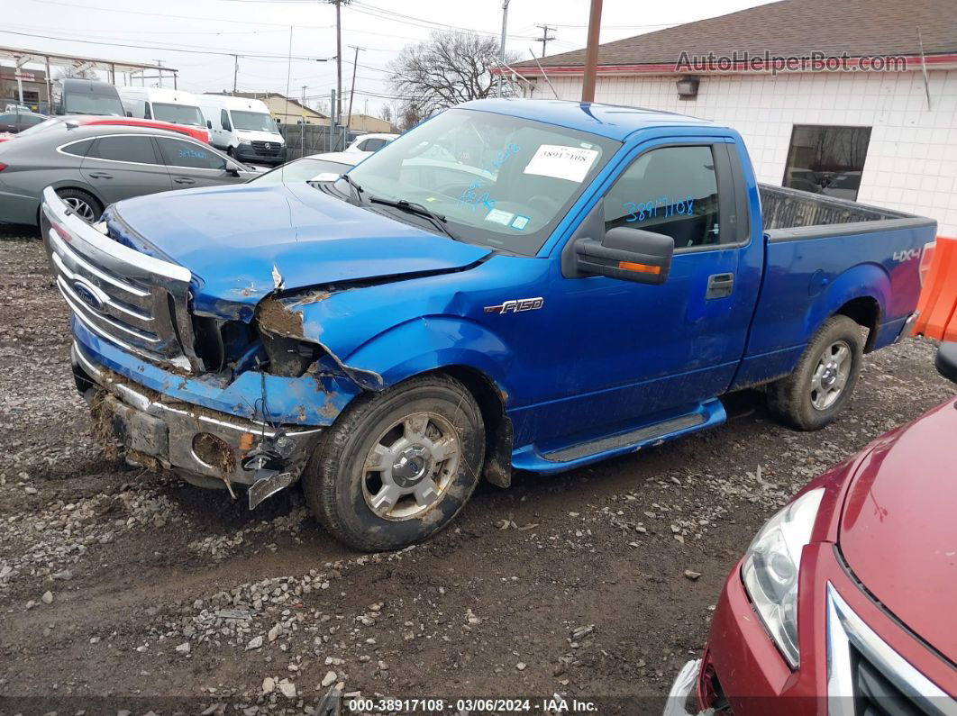 2010 Ford F-150 Stx/xl/xlt Blue vin: 1FTMF1E85AKB98424