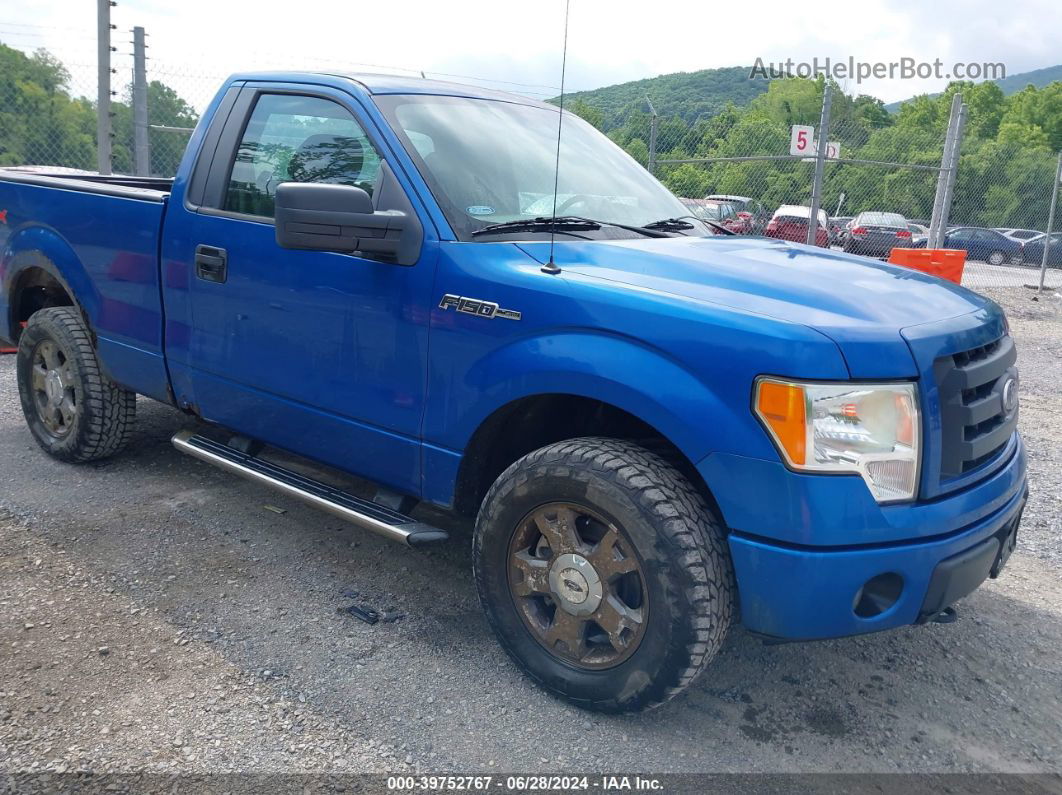 2010 Ford F-150 Stx/xl/xlt Blue vin: 1FTMF1E87AKA98647