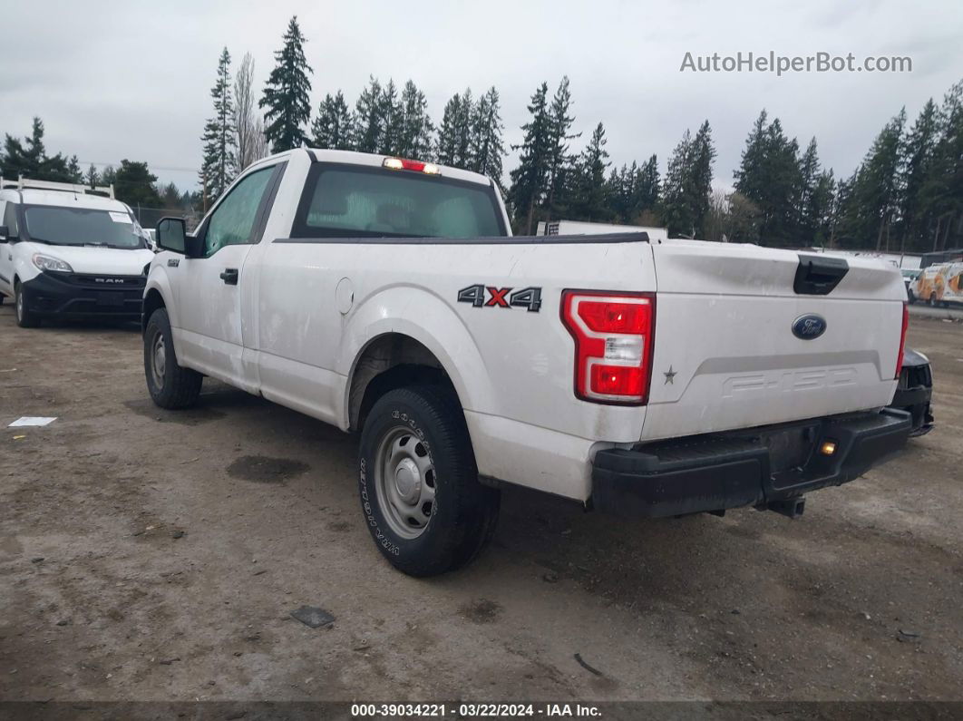 2018 Ford F-150 Xl White vin: 1FTMF1EB2JKD10236