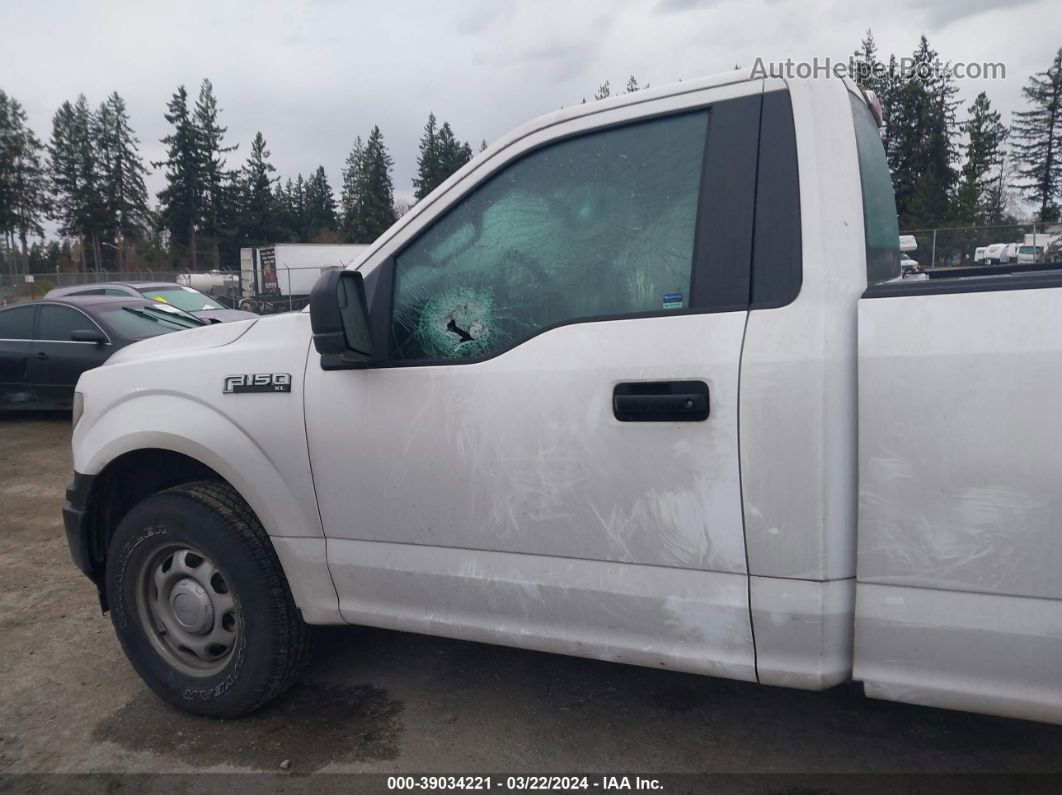 2018 Ford F-150 Xl White vin: 1FTMF1EB2JKD10236