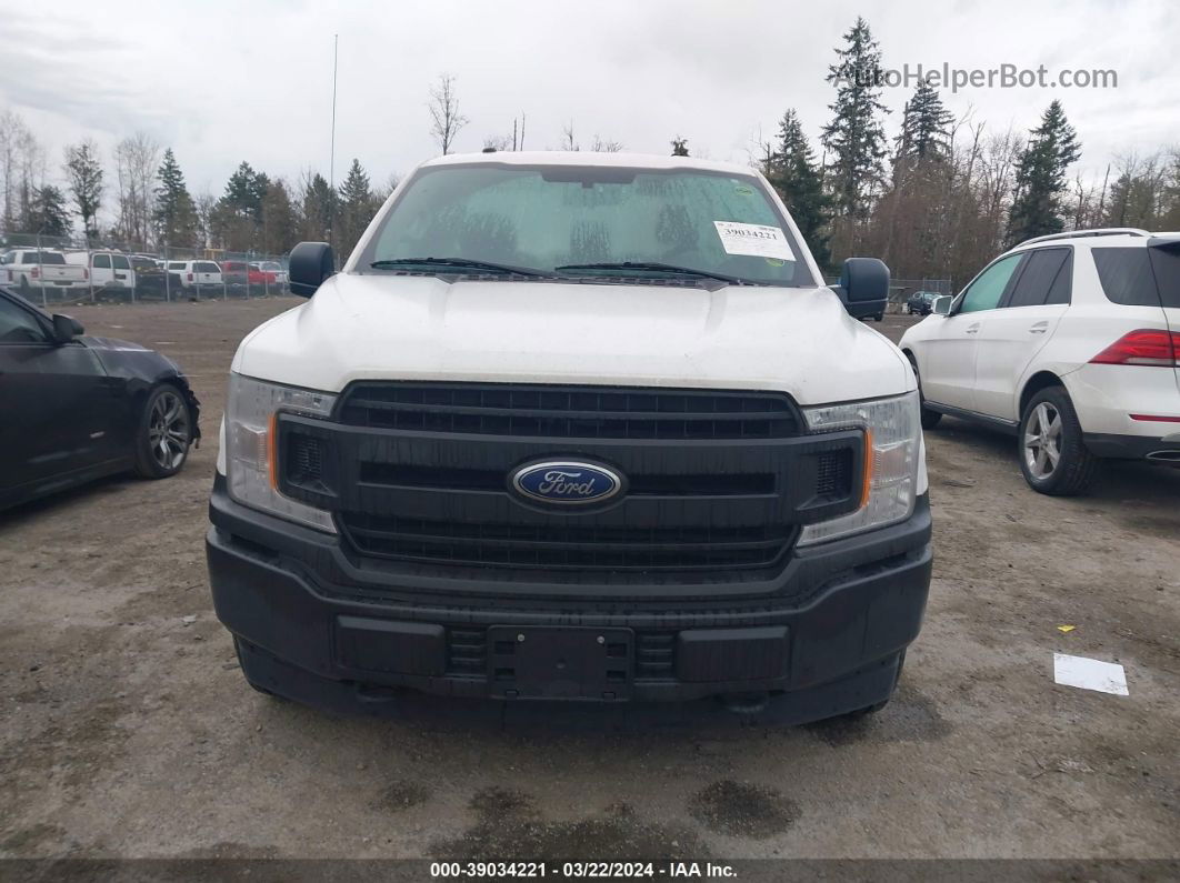 2018 Ford F-150 Xl White vin: 1FTMF1EB2JKD10236