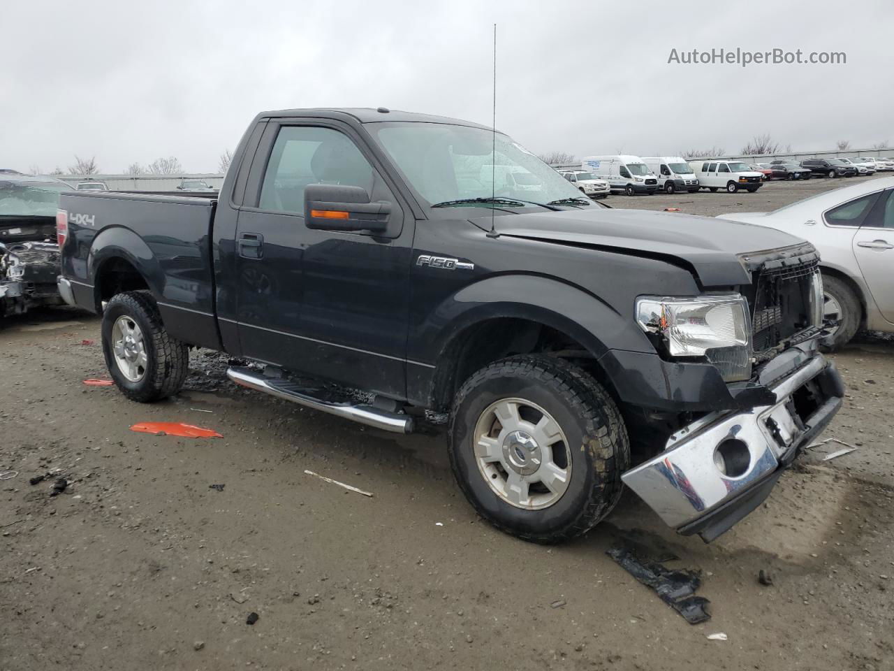 2014 Ford F150  Black vin: 1FTMF1EF0EFB81740